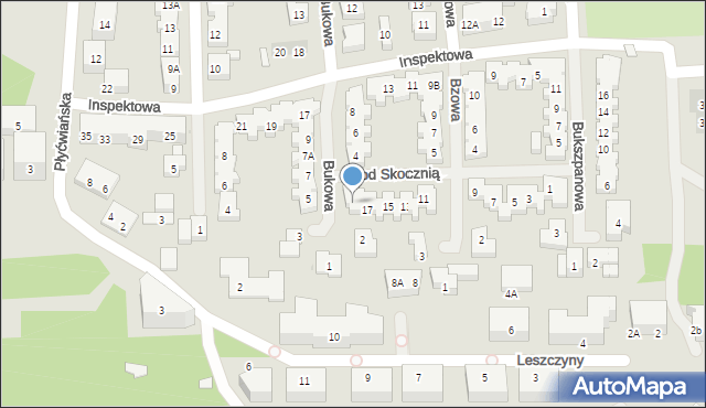 Warszawa, Pod Skocznią, 19, mapa Warszawy