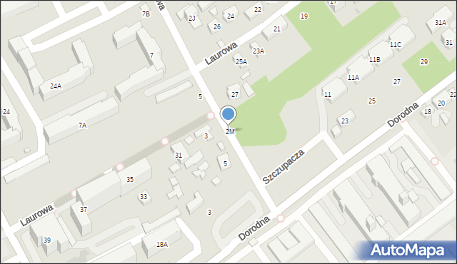 Warszawa, Portowa, 2M, mapa Warszawy