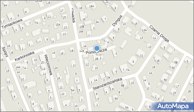 Warszawa, Pomocnicza, 2C, mapa Warszawy