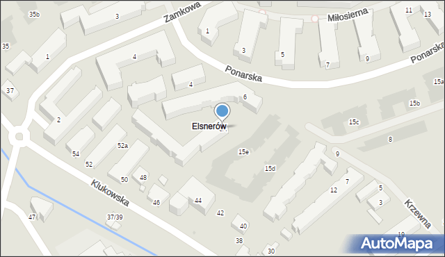 Warszawa, Ponarska, 6A, mapa Warszawy