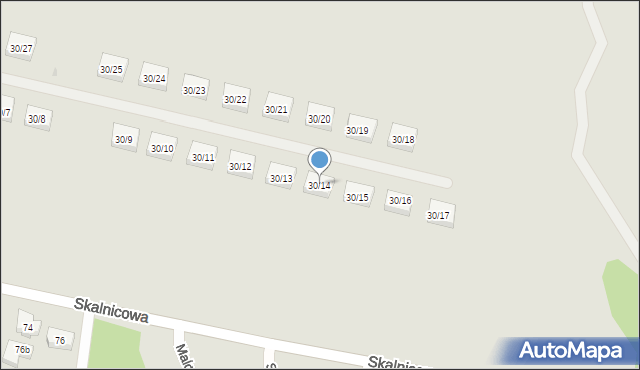 Warszawa, Południowa, 30/14, mapa Warszawy