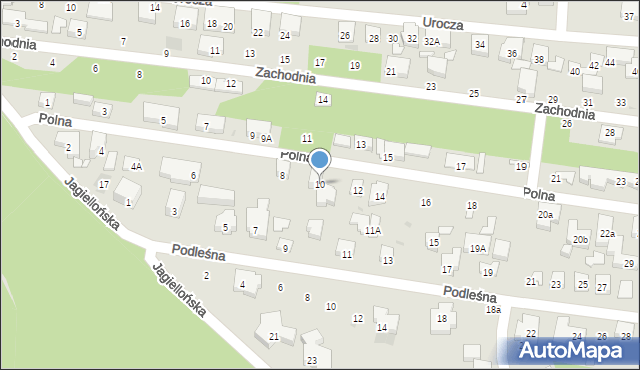 Warszawa, Polna, 10, mapa Warszawy