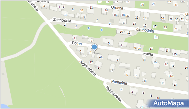 Warszawa, Polna, 4B, mapa Warszawy