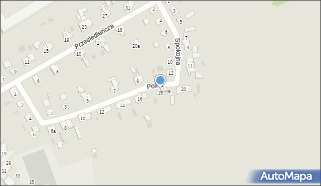 Węgorzewo, Polna, 18, mapa Węgorzewo
