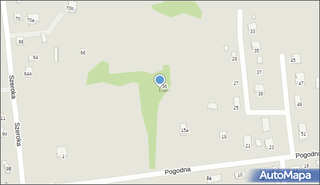 Węgrów, Pogodna, 13c, mapa Węgrów