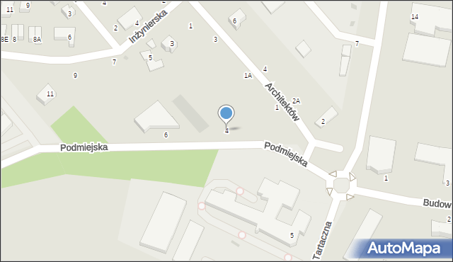Wejherowo, Podmiejska, 4, mapa Wejherowo