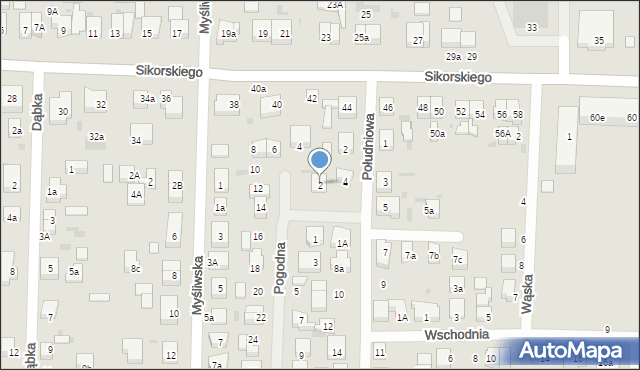 Wejherowo, Pogodna, 2, mapa Wejherowo