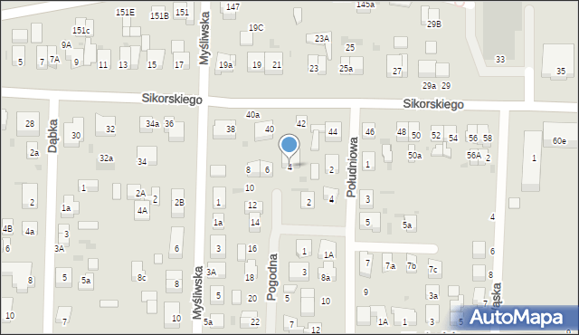 Wejherowo, Pogodna, 4, mapa Wejherowo