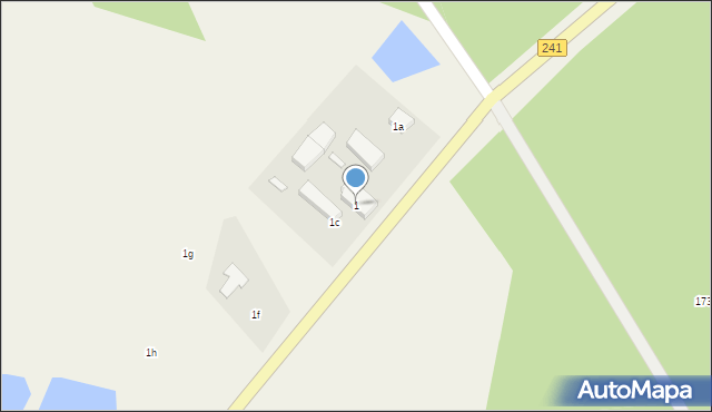 Wiatrowiec, Pokrzywnica, 1, mapa Wiatrowiec