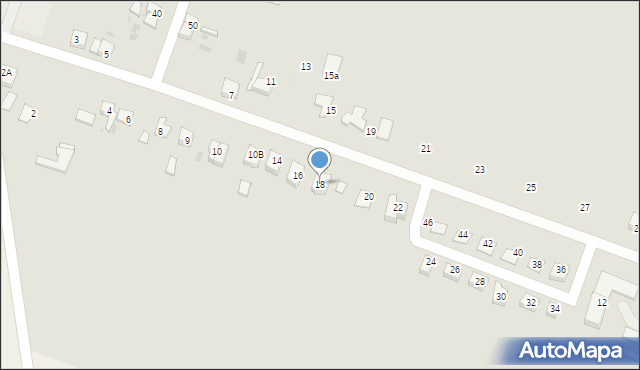 Wiązów, Polna, 18, mapa Wiązów