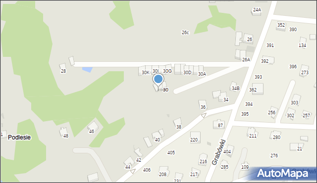 Wieliczka, Podgórska, 32, mapa Wieliczka