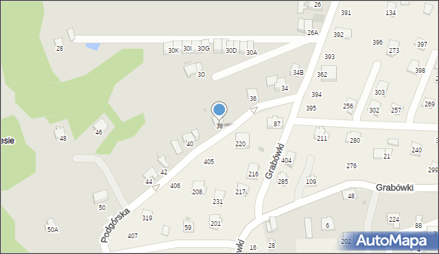 Wieliczka, Podgórska, 38, mapa Wieliczka