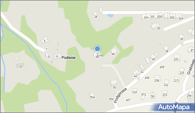 Wieliczka, Podgórska, 48, mapa Wieliczka