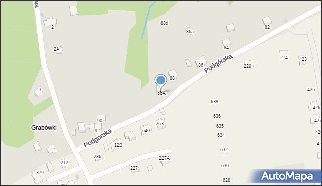 Wieliczka, Podgórska, 88A, mapa Wieliczka