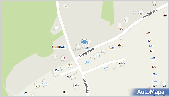 Wieliczka, Podgórska, 92A, mapa Wieliczka