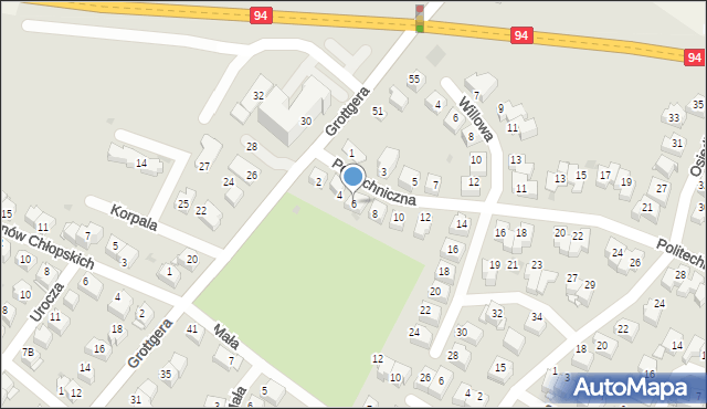 Wieliczka, Politechniczna, 6, mapa Wieliczka