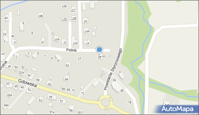 Wieliczka, Polna, 15, mapa Wieliczka