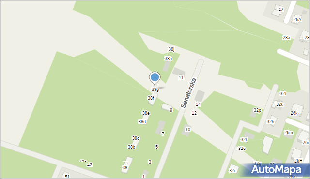 Wieliszew, Podgórna, 38g, mapa Wieliszew