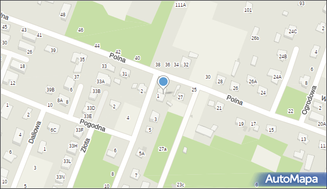 Wieliszew, Polna, 29, mapa Wieliszew