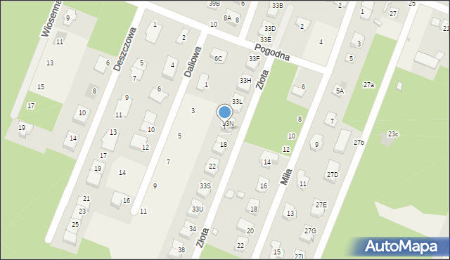 Wieliszew, Polna, 33O, mapa Wieliszew