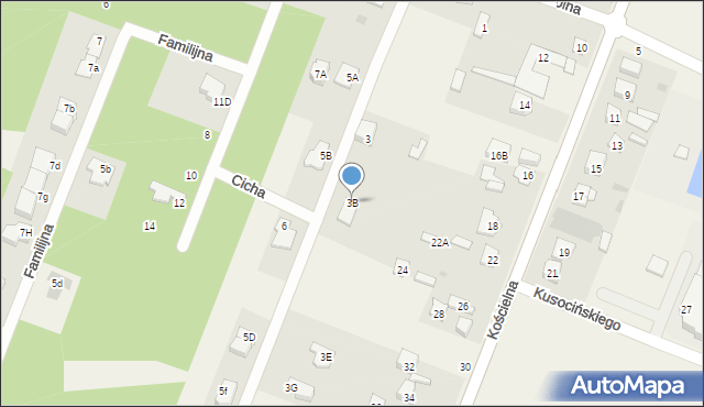 Wieliszew, Polna, 3B, mapa Wieliszew