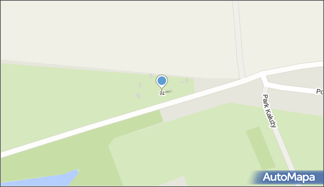 Wieluń, Powstańców 1863 r., 94, mapa Wieluń