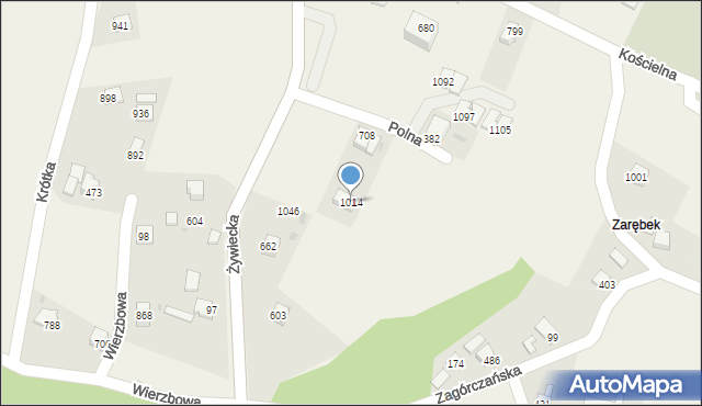 Wieprz, Polna, 1014, mapa Wieprz