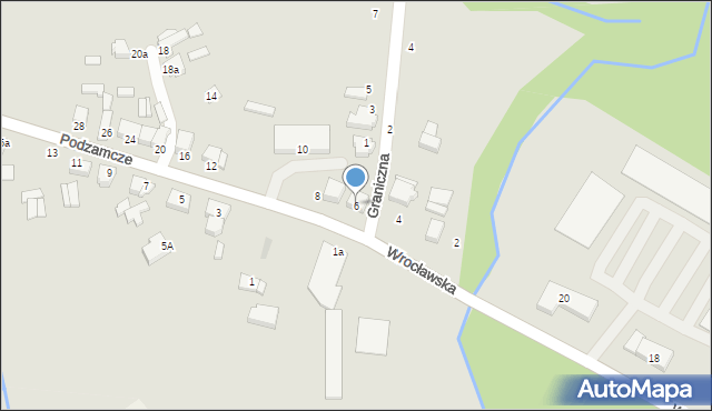 Wieruszów, Podzamcze, 6, mapa Wieruszów