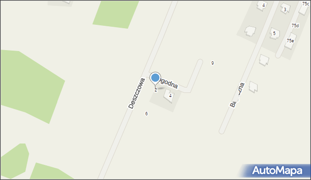 Wiktorów, Pogodna, 2, mapa Wiktorów