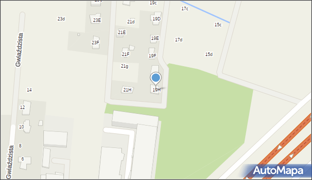 Wilcza Góra, Polna, 19H, mapa Wilcza Góra