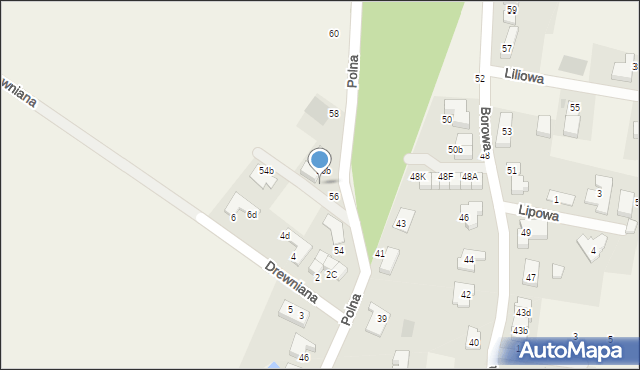 Wilczyce, Polna, 56a, mapa Wilczyce