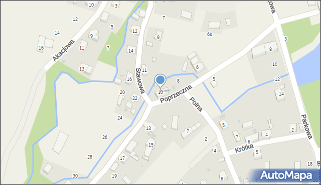 Wilczyn, Poprzeczna, 10, mapa Wilczyn