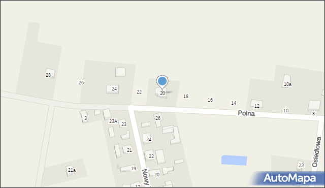 Wilków, Polna, 20, mapa Wilków