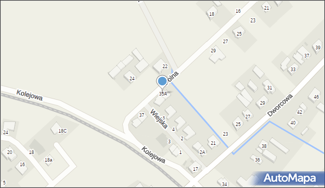 Wilkowice, Polna, 35A, mapa Wilkowice