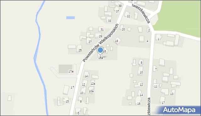 Wilkowyja, Powstańców Wielkopolskich, 16a, mapa Wilkowyja