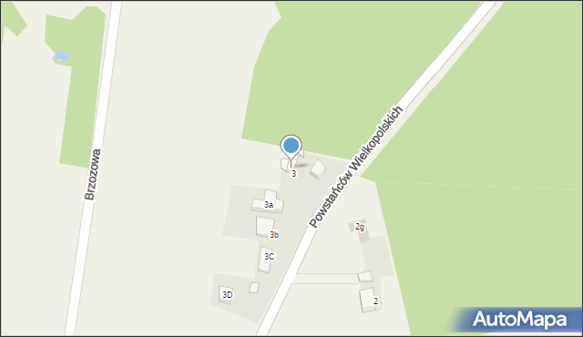 Wilkowyja, Powstańców Wielkopolskich, 3aa, mapa Wilkowyja