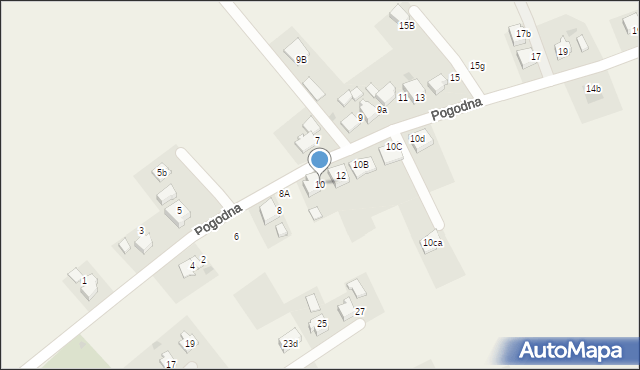 Wisła Wielka, Pogodna, 10, mapa Wisła Wielka