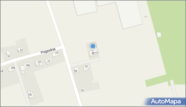 Wisła Wielka, Pogodna, 45, mapa Wisła Wielka