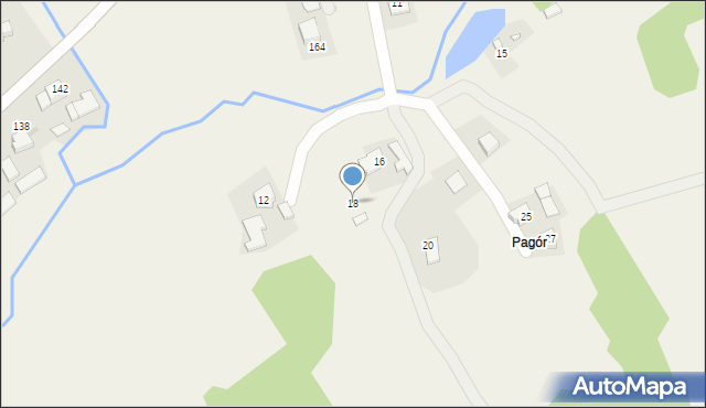 Witanowice, Podgórze, 18, mapa Witanowice