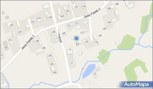Witanowice, Podgórze, 5, mapa Witanowice