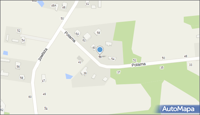 Władków, Polarna, 56, mapa Władków