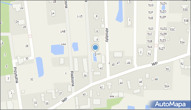 Władysławów, Polna, 2, mapa Władysławów