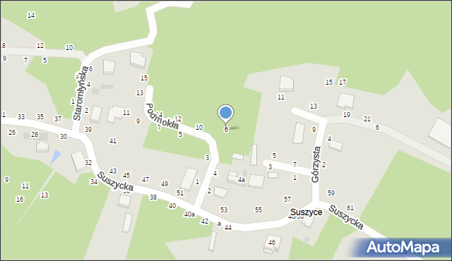 Włocławek, Podmokła, 6, mapa Włocławka