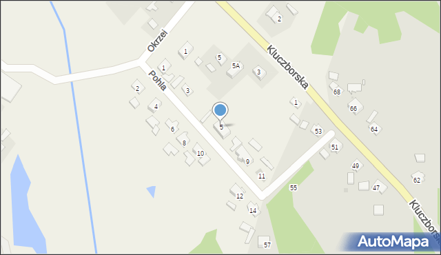 Wojciechów, Pohla Rudolfa, 5, mapa Wojciechów