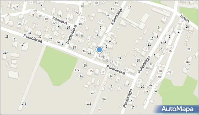 Wojkowice, Połaniecka, 12, mapa Wojkowice