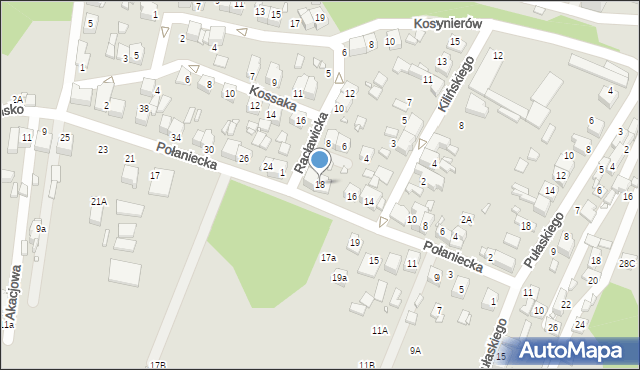 Wojkowice, Połaniecka, 18, mapa Wojkowice