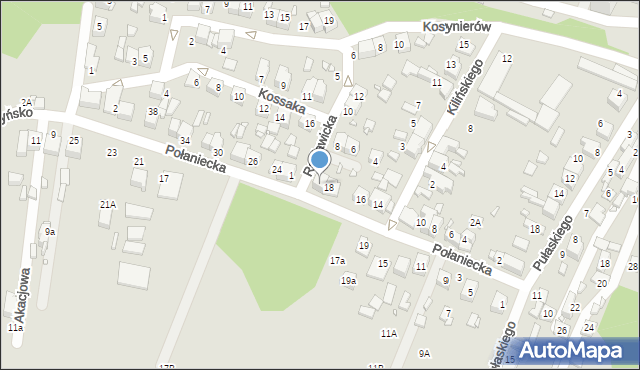 Wojkowice, Połaniecka, 20, mapa Wojkowice