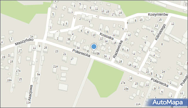 Wojkowice, Połaniecka, 28, mapa Wojkowice