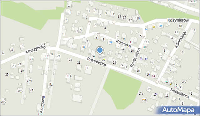 Wojkowice, Połaniecka, 32, mapa Wojkowice