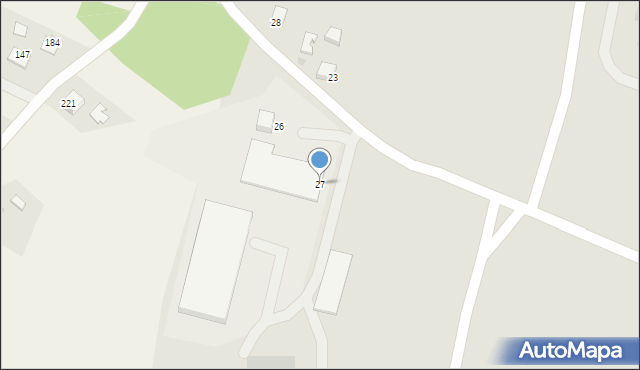 Wojnicz, Podlesie, 27, mapa Wojnicz